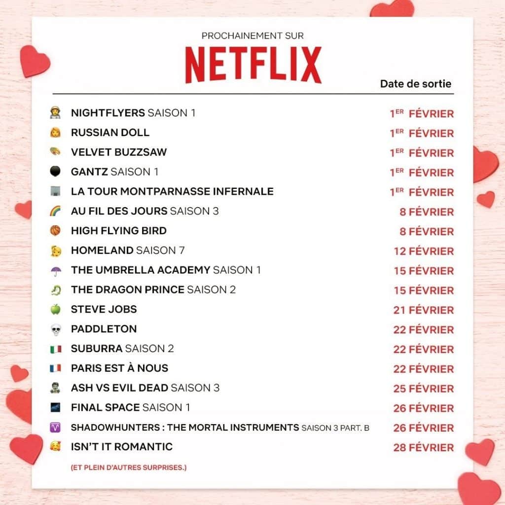 Catalogue Netflix Février 2019 Conciergerie Du Geek 4497